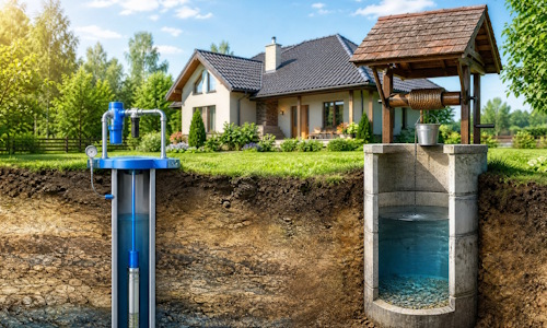 Автономное водоснабжение загородного дома Курганинск: скважина или колодец 
